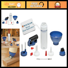 Rockler Wood Glue Applicator Set – Wood Working Glue Bottle (8oz) w/Glue Spout & picture