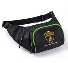 New Official Lamborghini Squadra Corse Waist Body Bag Black Green OEM picture