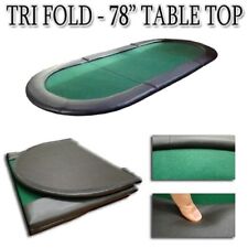 Brybelly Holdings TAB-0005 Green 78 in.x35 in. Tri-Fold Poker Table Top picture
