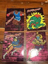 1993 Topps Street Fighter 2 Complete 88 Card Set + 11 Stickers + 4 Foil Chase picture