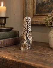 Hand Carved Artisan Magnolia Wood Ghost Tree Lost Woodland York Ghost Merchants picture