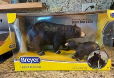 BREYER TRADITIONAL NORTH AMERICAN BLACK BEAR & CUB set 2026 NEW picture