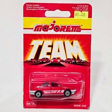 Vintage Majorette 218 Peugeot 405 Mi 16 / Rare HTF Red Made in Portugal / New picture