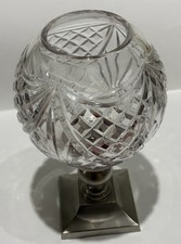 Waterford Crystal Globe Style Candle Stick Holder picture