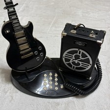 Gibson Les Paul Guitar Phone Telephone Electar Amp Music Telemania Vintage 90s picture