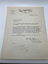 Vtg 1918 Letterhead The Four Wheel Drive Auto Co. Clintonville Wis picture