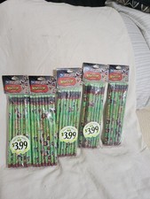 5 VNTG Packs of USPS Classic Monster Pencils New Old Stock 15 In Pack 1997 picture