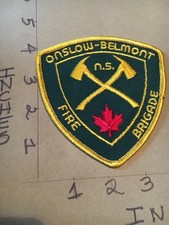 Onslow Belmont Noa Scotia Canada Fire Patch 9/2/26 picture