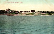 Fort Phoenix Fairhaven Massachusetts Harbor View Vintage Postcard picture