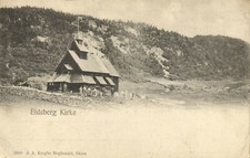 PC NORWAY, EIDSBERG KIRKE, Vintage Postcard (b24948) picture