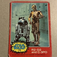 R2-D2 and C-3po - 1977 Topps Star Wars #118 picture