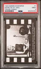 1963 NMMM MARILYN MONROE 1954 RECORDING SESSION #1 PSA 9 POP 3, NONE HIGHER picture