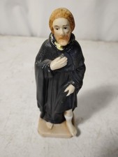Vintage Saint Peregrine Laziosi Hand-Painted Statue Patron Saint Of Healing picture