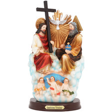 Santisma Trinidad 8” Holy Trinity Padre,Hijo Y Espiritu Santo picture