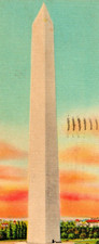 1940 Washington Monument Washington DC Vintage Postcard picture