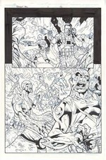 Resident Evil #1 pg 12 Original Comic Art by Kevin Sharpe - Half Splash picture