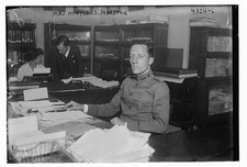 Photo:Maj. Hunter S. Marston U.S. Army Office Governors Island NYC 1917 picture