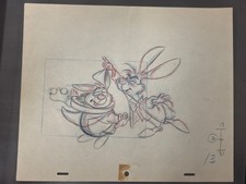 Alice in Wonderland Storyboard March Hare Disney Original Animation Drawing picture