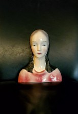 Vintage Goldscheider Bust Of Woman... Art Deco Style picture