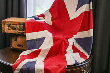 Impressive Large Vibrant Antique British Union Jack Flag Wall Decor picture