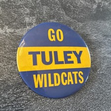 High School Tuley Wildcats - Chicago Pinback Button 3” Nice LOC K picture