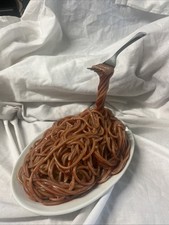 Geoffrey Rose Pop Art Sculpture 1978 Vintage Frozen Moments Pasta Spaghetti Fork picture