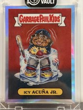 Topps 2025 Bowman Chrome Garbage Pail Kids Icy Acuña Jr. BGP-4 Parallel picture