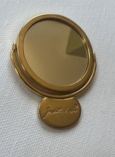 Vintage Judith Leiber Small Compact Mirror Flexible Handle Made in Italy picture