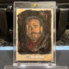2016 Topps AMC Walking Dead Hand Drawn Art card of Negan by BC Hepner 1/1 picture