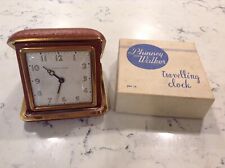 Vintage Phinney-Walker Travel Clock Radium Dial USA Made picture