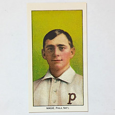Magie Phila. Nat'l Polar Bear Scrap Tobacco Baseball Series C.C.C. Reprint 1988 picture