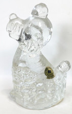 Vintage Reijmyre Sweden Kristall Poodle Dog Crystal Figurine picture