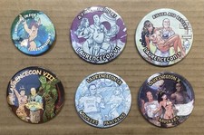 6 Laurence Con Buttons ~ Tarzan John Carter ~Edgar Rice Burroughs ~ Rich Larson picture