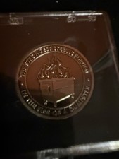 The ORIGINAL Dumpster Fire Challenge Coin Bronze picture