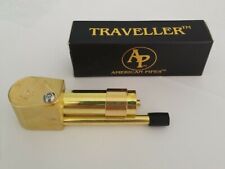 ORIGINAL AMERICAN PIPE(tm)PRO PIPE DELUX TYPE SOLID  BRASS  picture