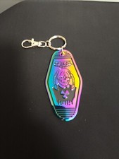 Zoltron Motel Anodized Rainbow Keychain Sue Nami Long Sold Out New Never Used🤖 picture
