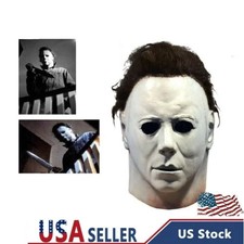 Michael Myers Mask 1978 for Adult, Michael Myers Halloween Full Mask Cosplay US picture