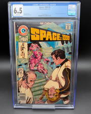 Space 1999 3 Charlton 1976 CGC 6.5 John Byrne Early Art White Pages Gerry picture