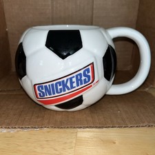 SNICKERS Galerie SOCCER BALL COFFEE MUG Vintage Sh60 picture