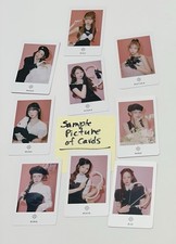 JYP NiziU 2025 Live with U Card Set MAKO RIKU AYAKA MAYUKA RIMA 9 Cards picture
