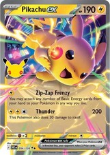 Pokémon TCG - Pikachu EX 054/128 - 30th Celebration picture