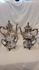 Vintage TOWLE Silver Plated Grand Duchess Tea / Coffee Pot 4 Piece Set picture