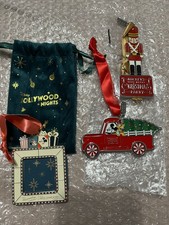 Disney Hollywood Jollywood Nights & Magic Kingdom Party Ornaments 2025 & 2023 picture