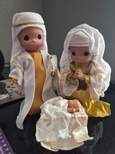 Vtg Precious Moments the first Christmas Nativity set  New picture