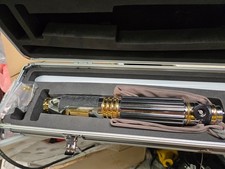 Jedi Mace Windu Lightsaber with CC Sabers case & display stand - 89 Sabers picture
