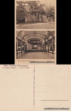 Postcard Wiederitzsch-Leipzig old inn and Peacock Hall 1926 picture
