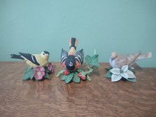 Vintage 1990 Lenox  Garden Birds lot of 3  picture