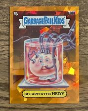 2021 Topps Garbage Pail Kids Sapphire Orange Refractor /25 Decapitated Hedy 160a picture