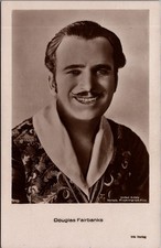 Douglas Fairbanks Silent Film Star Portrait Postcard Iris Verlag 1920s German picture