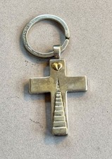 Tiffany Paloma Picasso Silver 14K Gold Keyring Pendant picture